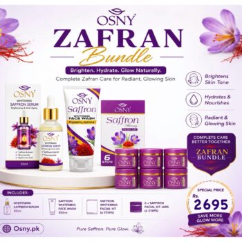 Osny Zafran 8in1 Facial Bundle | Facial + Serum + Face Wash